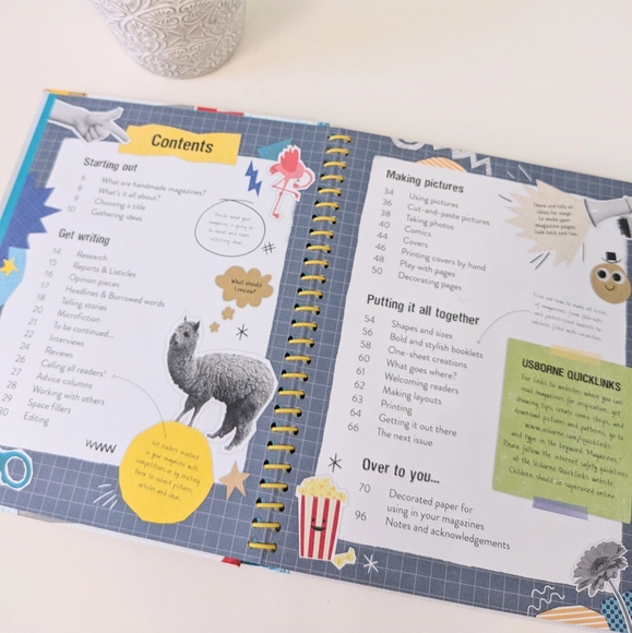 Usborne Writing Set- Write Your Own Story/Write and Design Your Own Magazine - Picture 4 of 5